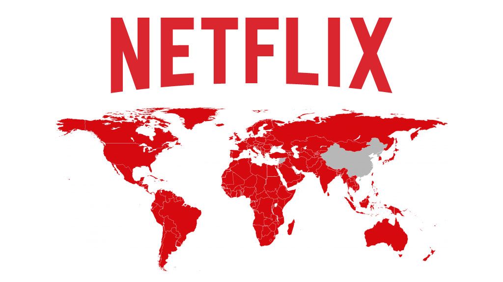 Cobertura mundial de Netflix